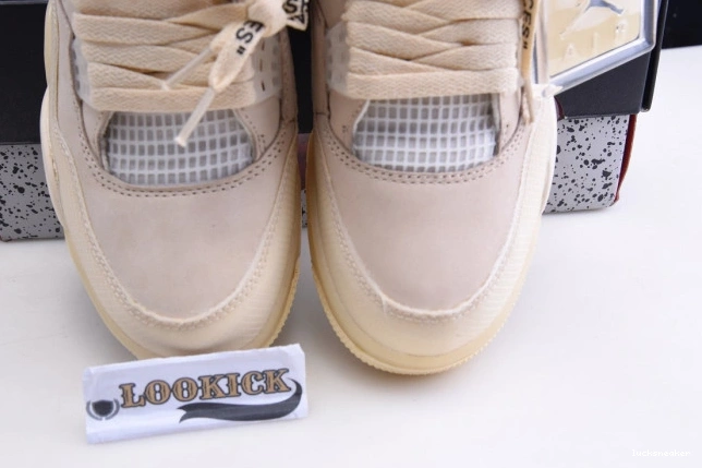 Reps LUCY CV9388-100 x Off-White Sail Jordan 4 Air 0815